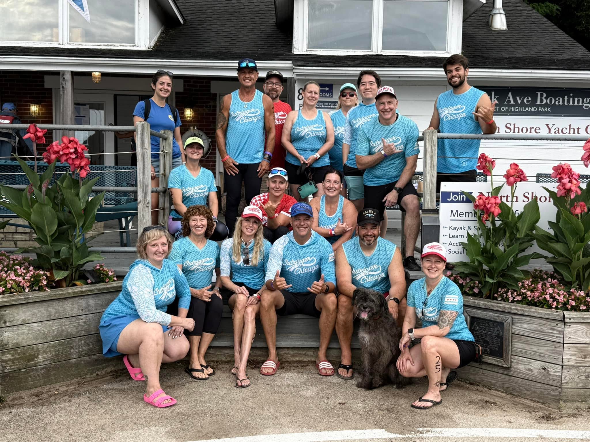 Outrigger Chicago team at Beach 2 Beach