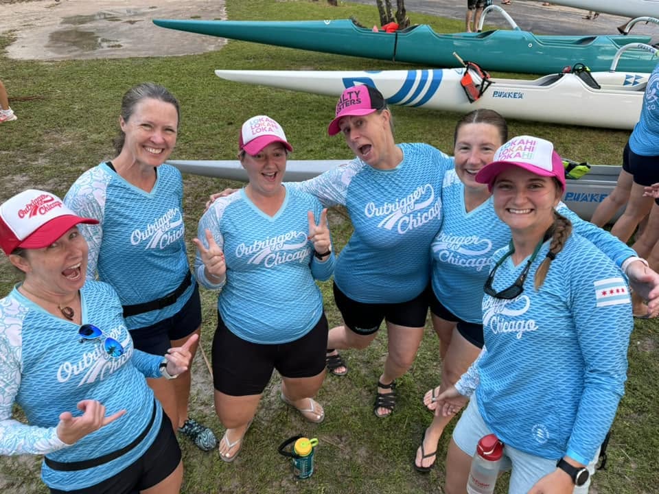 Outrigger Chicago women's crew, 2024